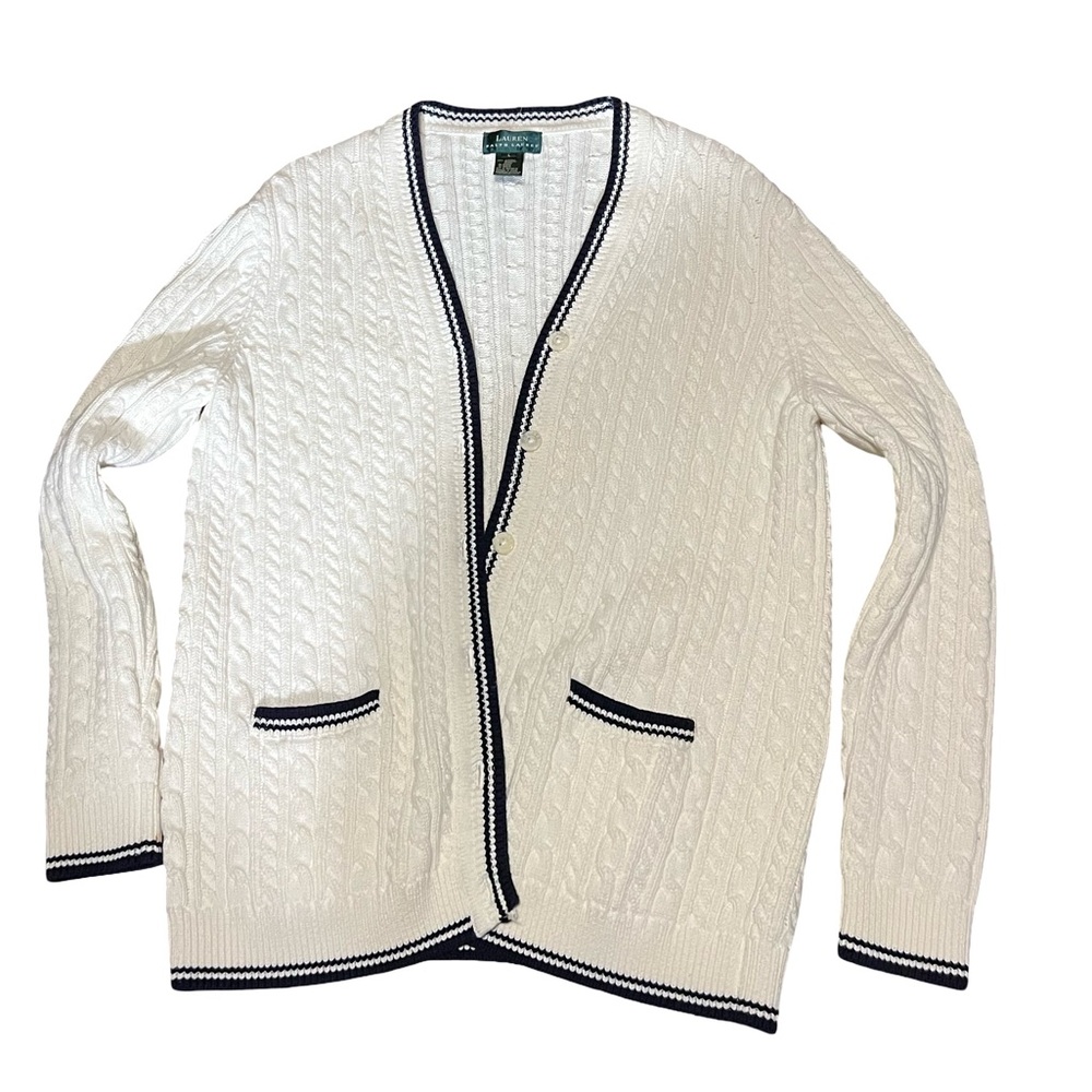 Vintage Ralph Lauren Cable Knit Cardigan